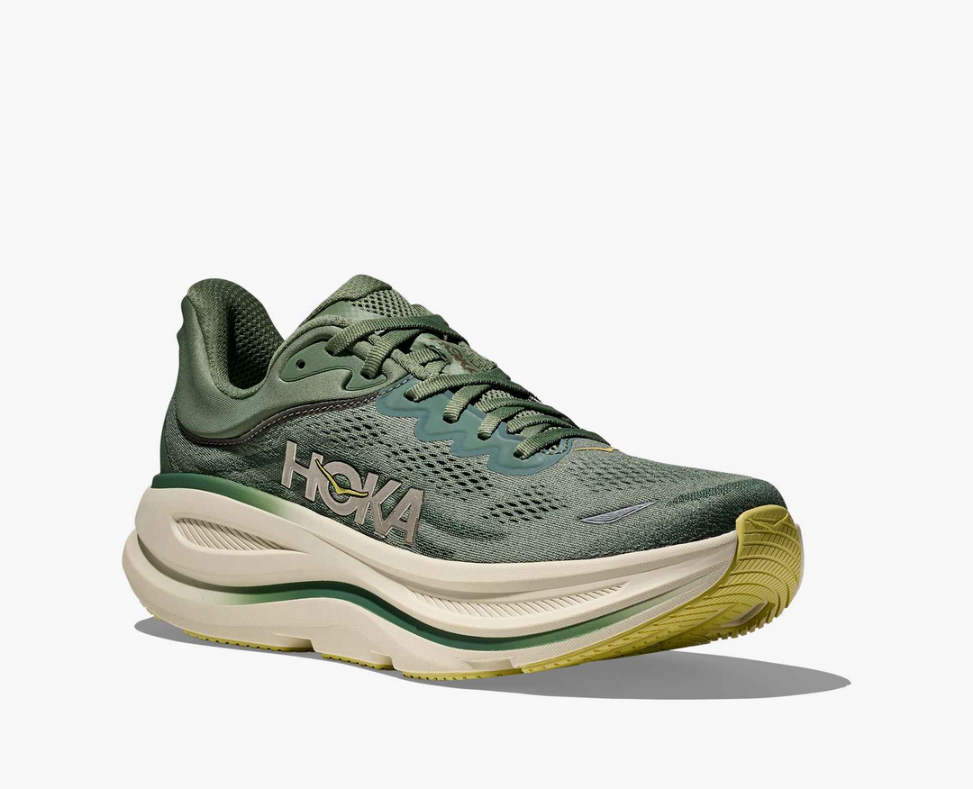 Hoka Bondi 9 - Verde Oliva/Bege