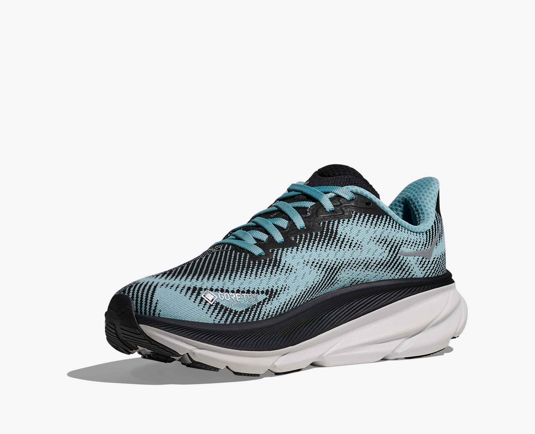 Hoka Clifton 9 GORE TEX - Acqua Marina/Preto/Cinza