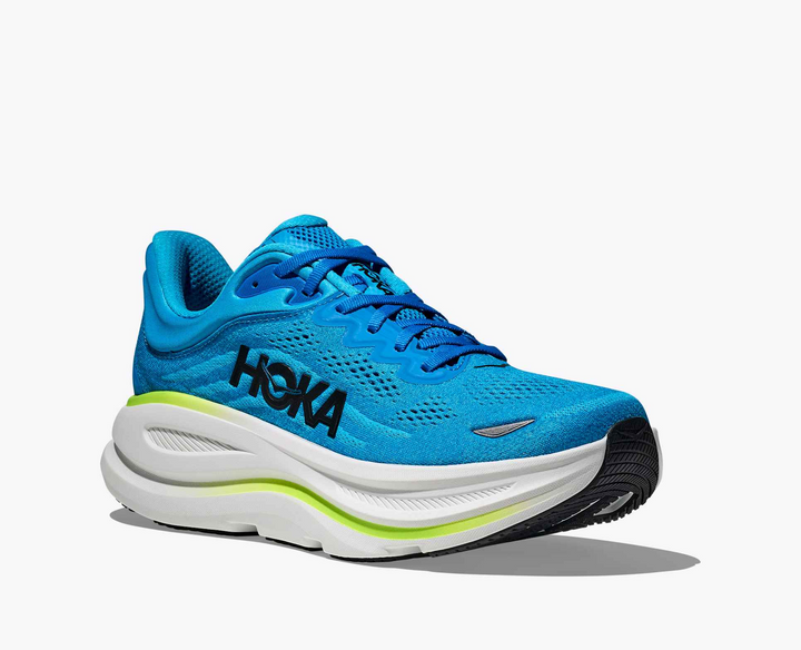 Hoka Bondi 9 - Azul Vivo/Verde Limão