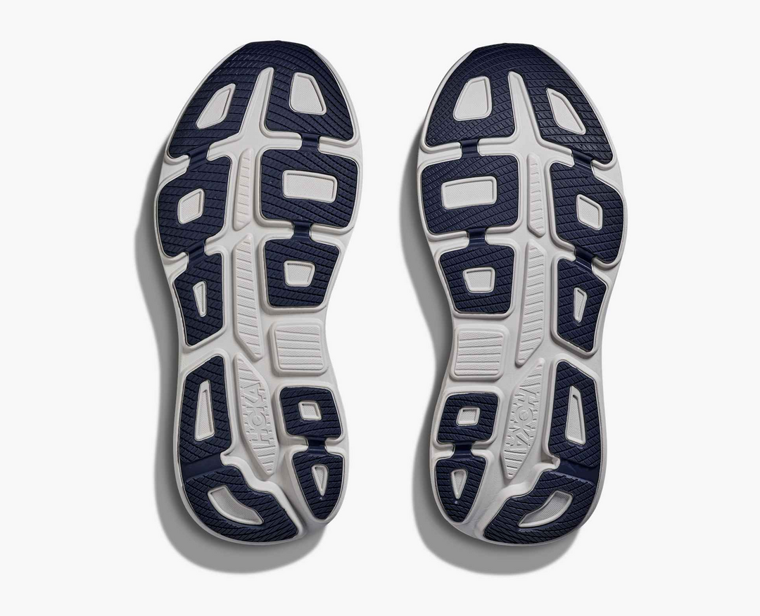 Hoka Bondi 9 - Cinza Claro/Azul Mediterrâneo