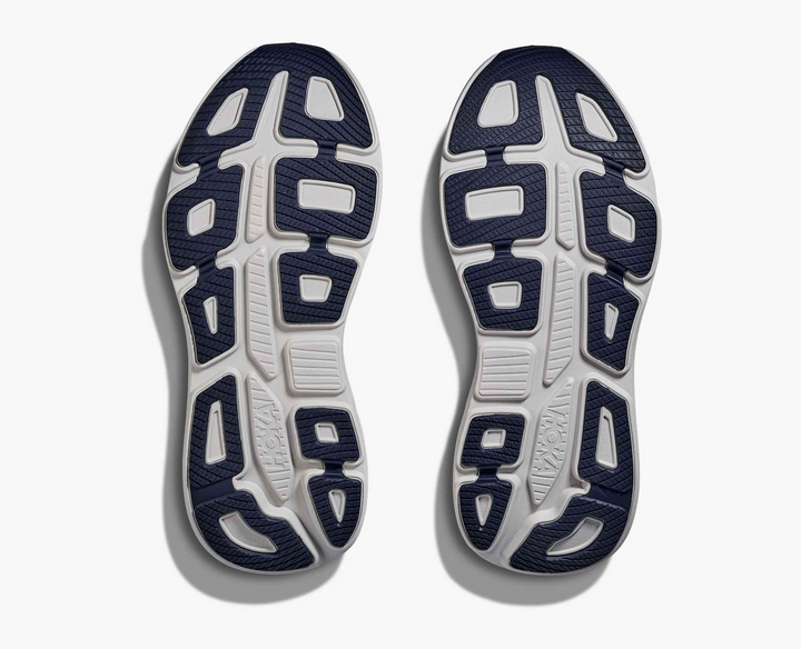 Hoka Bondi 9 - Cinza Claro/Azul Mediterrâneo