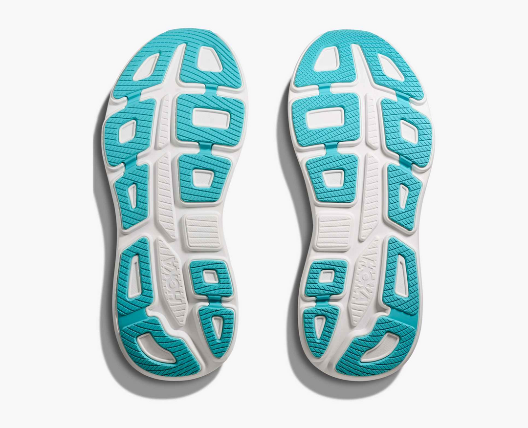 Hoka Bondi 9 - Branco/Azul Royal/Azul Menta