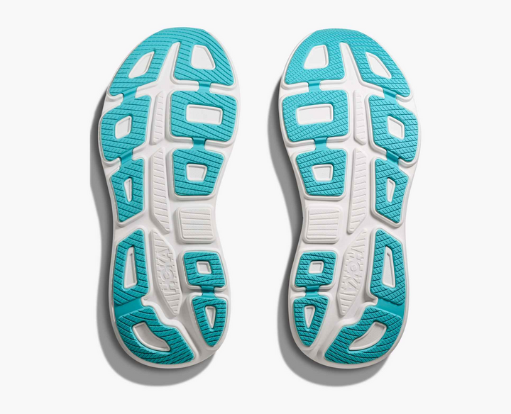 Hoka Bondi 9 - Branco/Azul Royal/Azul Menta