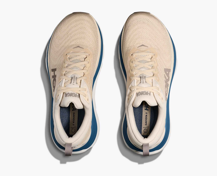 Hoka Gaviota 5 – Bege/Cinza Escuro
