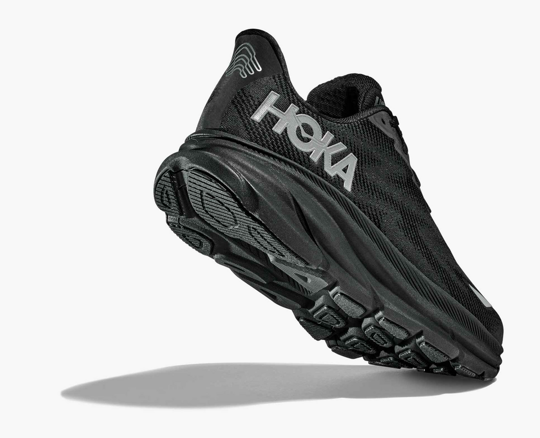 Hoka Clifton 9 GORE TEX - Preto/Cinza Médio