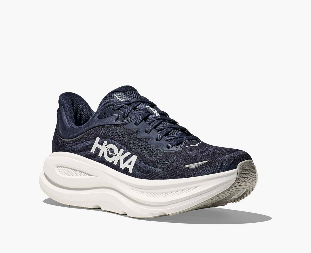 Hoka Bondi 9 - Azul Marinho/Branco
