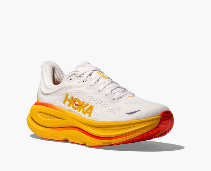 Hoka Bondi 9 - Branco/Amarelo Mostarda