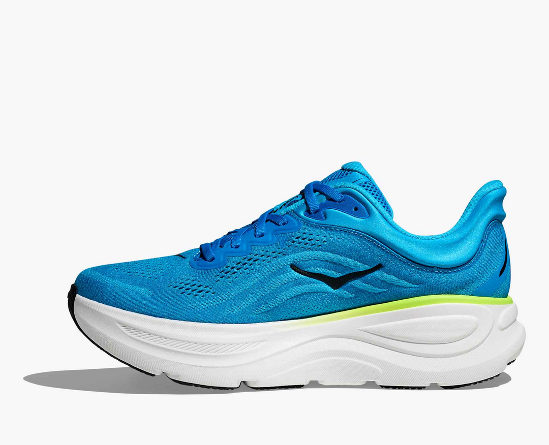 Hoka Bondi 9 - Azul Vivo/Verde Limão