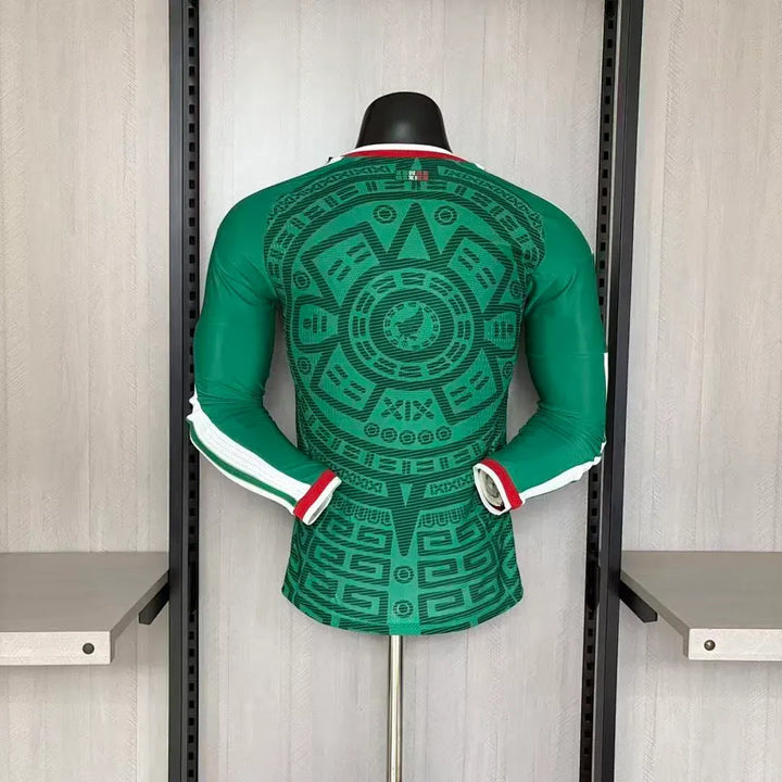 Camisa México Home 2026 Manga Longa - Versão Jogador
