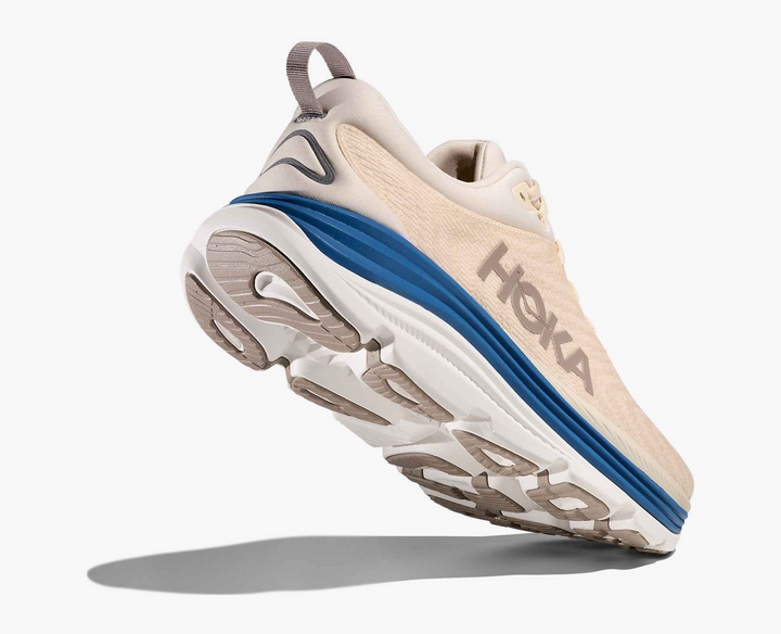 Hoka Gaviota 5 – Bege/Cinza Escuro