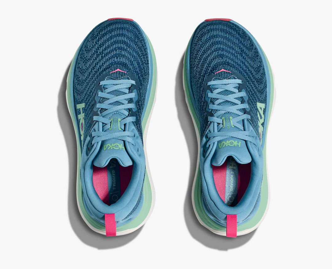 Hoka Gaviota 5 – Azul/Verde Claro