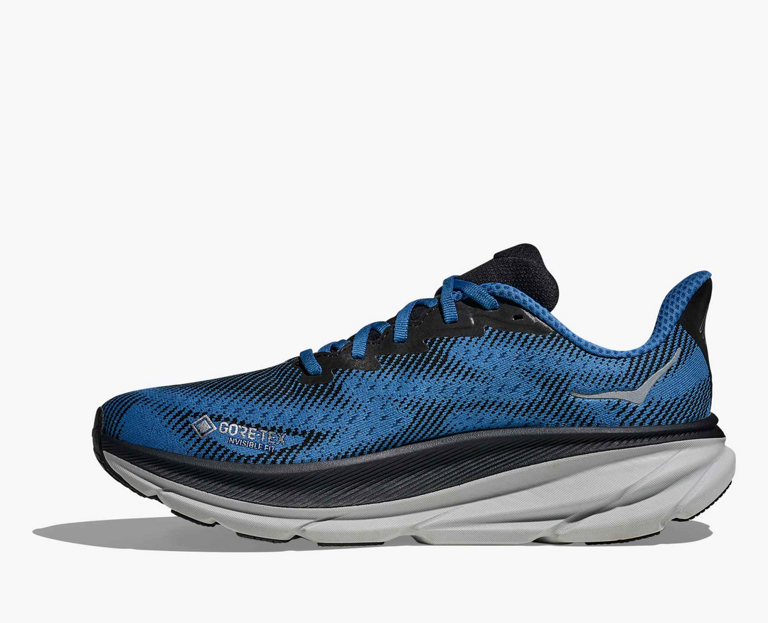 Hoka Clifton 9 GORE TEX - Azul Indigo/Preto/Cinza