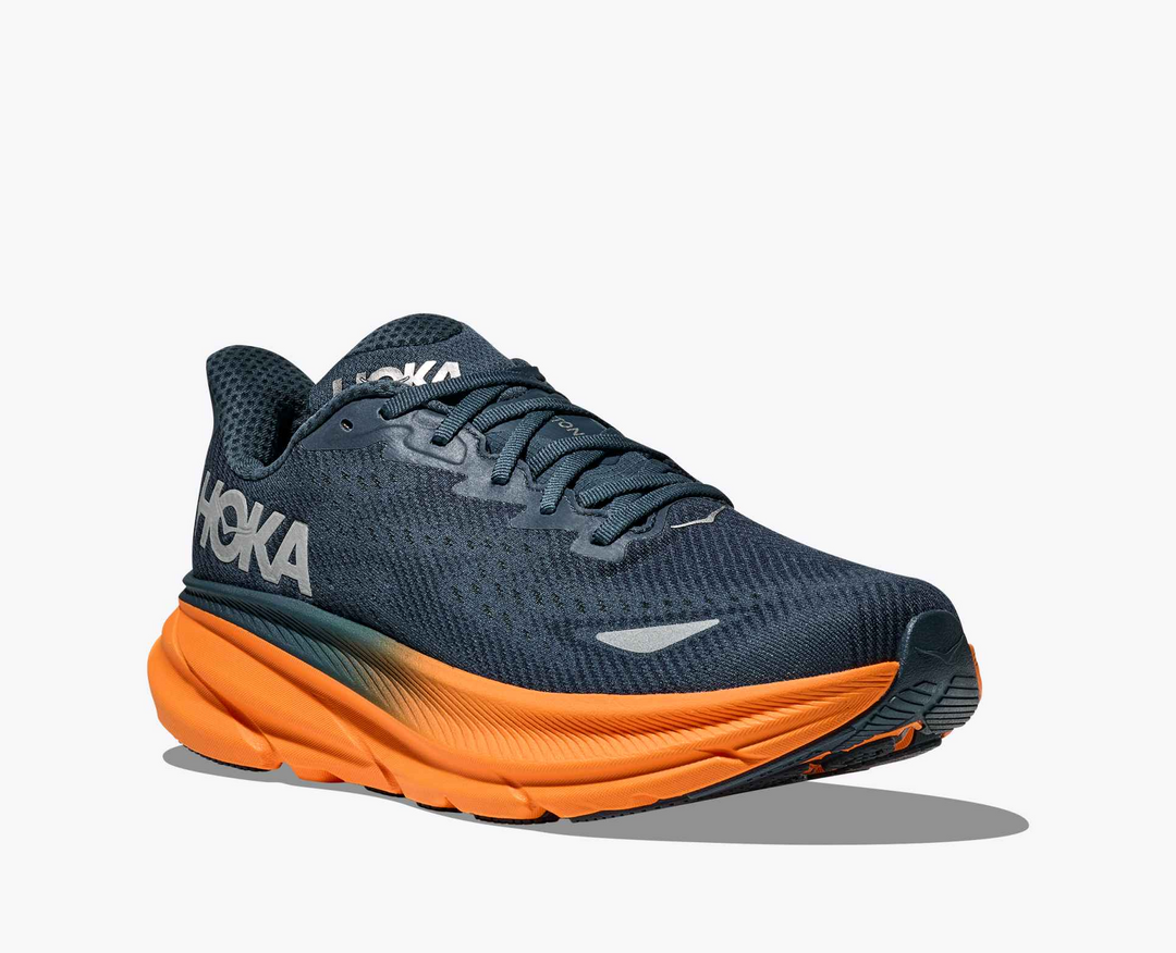 Hoka Clifton 9 GORE TEX - Azul Petróleo/Laranja
