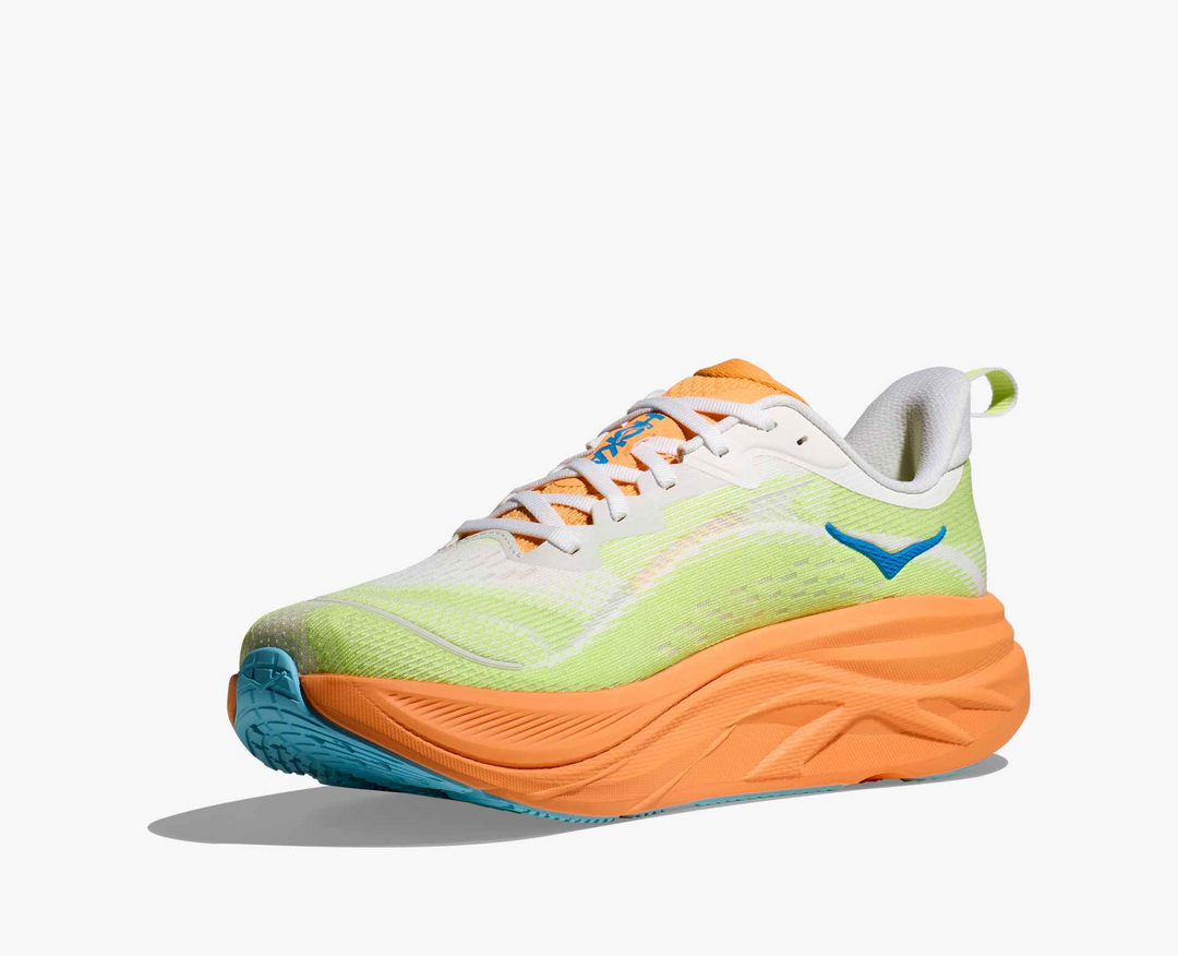 Hoka Skyflow - Verde Lima/Laranja Coral