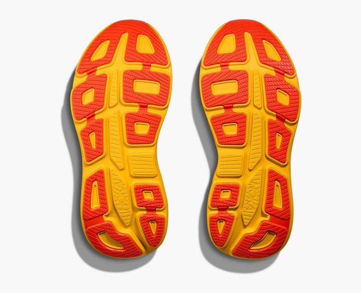 Hoka Bondi 9 - Branco/Amarelo Mostarda