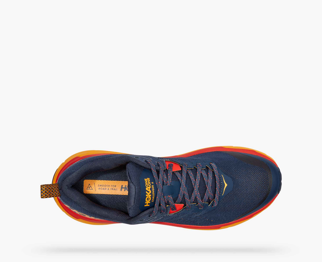 Hoka Challenger ATR 6 - Azul Marinho/Vermelho/Amarelo