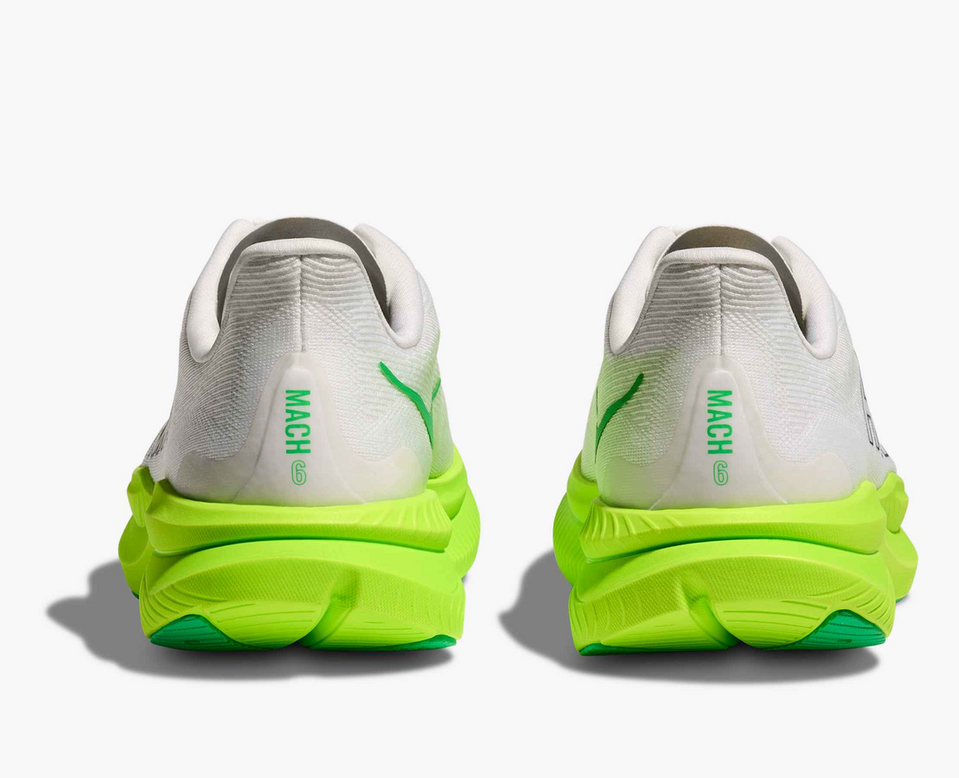 Hoka Mach 6 – Branco/Verde
