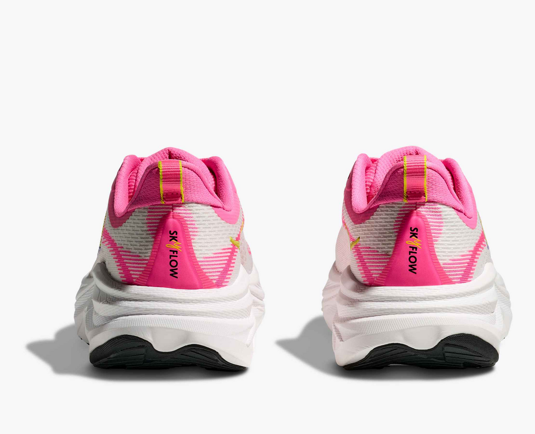 Hoka Skyflow - Rosa Chiclete/Branco