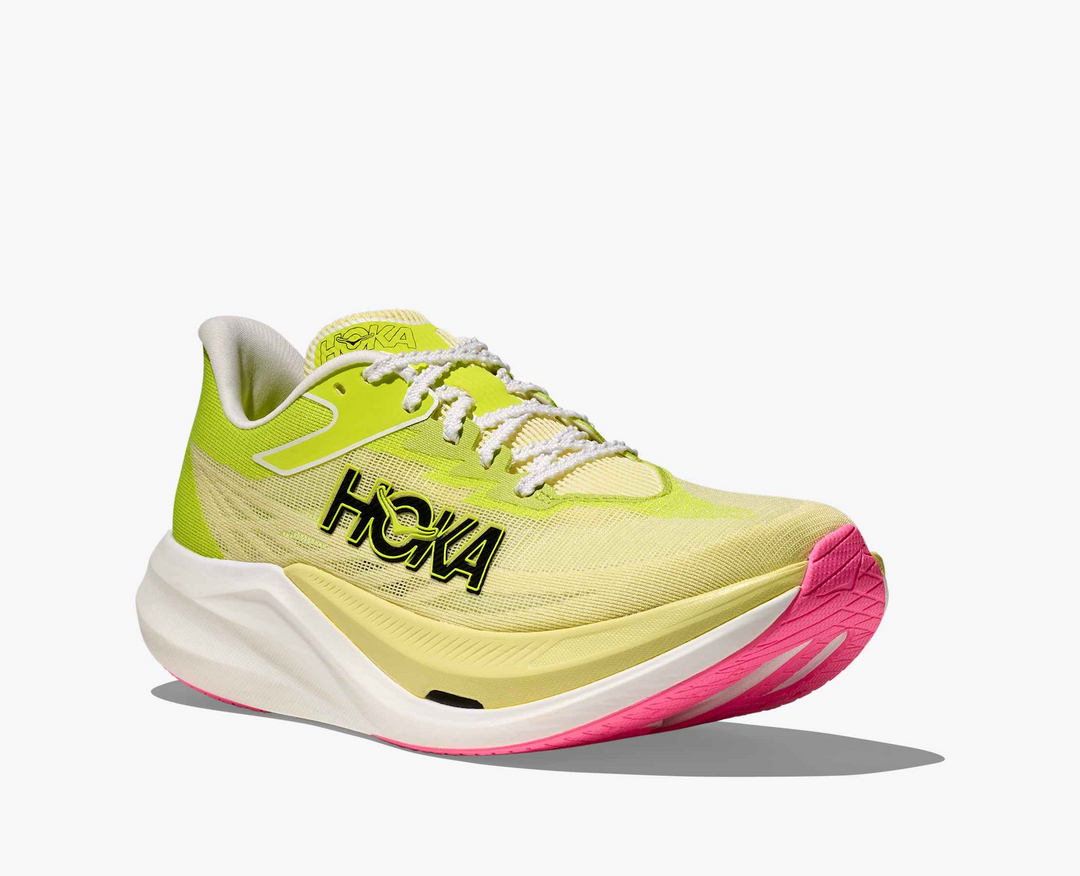 Hoka Rocket X 3 - Amarelo Lima/Amarelo Pastel