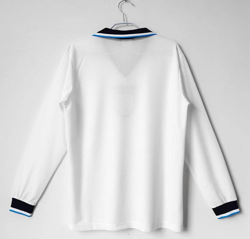 Camisa Retrô Inglaterra 1996 Home - Manga Longa