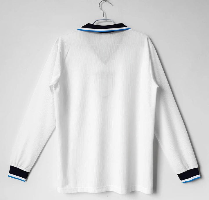 Camisa Retrô Inglaterra 1996 Home - Manga Longa