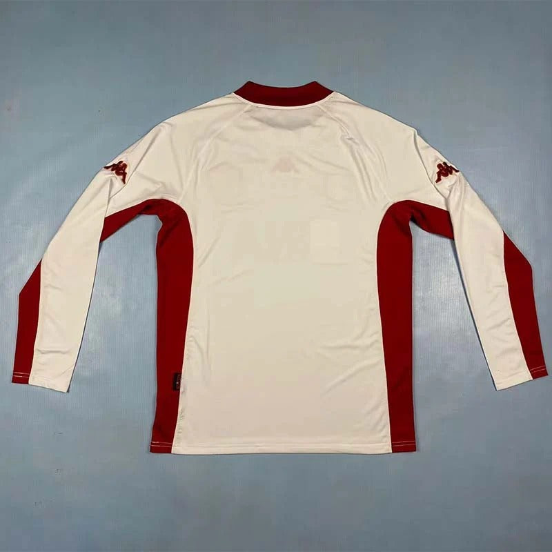 Camisa Retrô Roma 2001/02 Away - Manga Longa