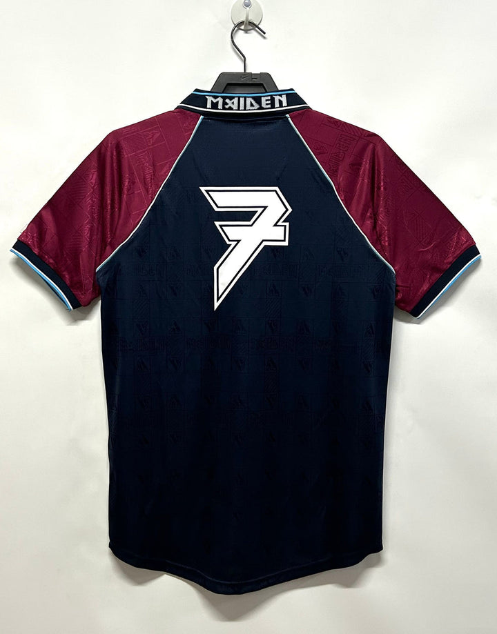 Camisa Retrô West Ham Iron Maiden 1999