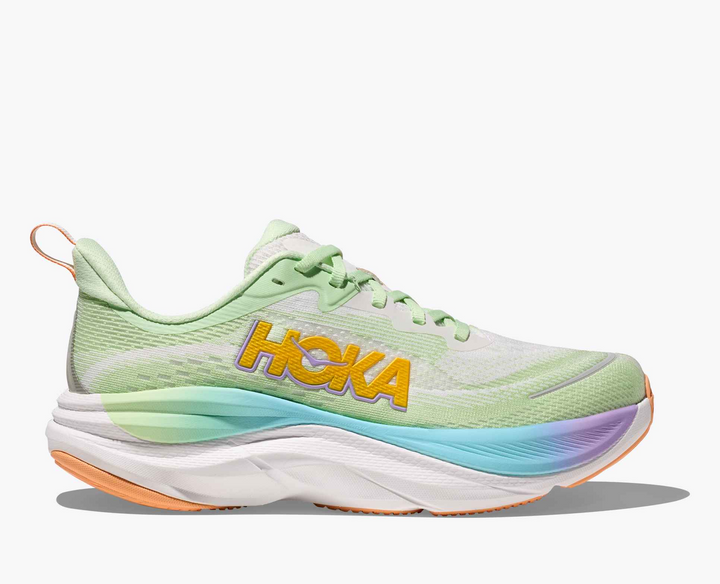 Hoka Skyflow - Verde Menta/Mostarda/Azul Piscina