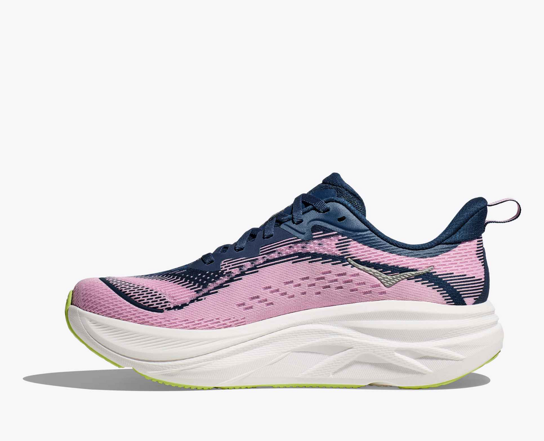 Hoka Skyflow - Rosa Claro/Azul Marinho