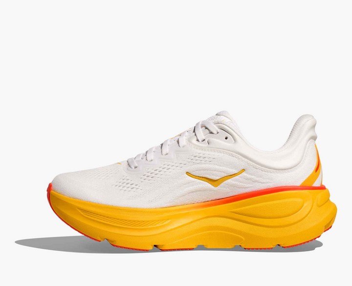 Hoka Bondi 9 - Branco/Amarelo Mostarda