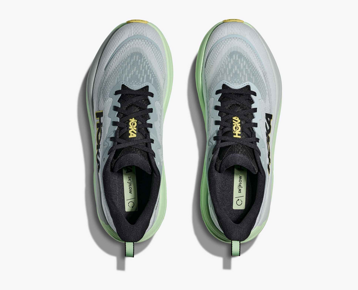 Hoka Skyflow - Cinza Azulado/Cinza Claro/Verde Menta