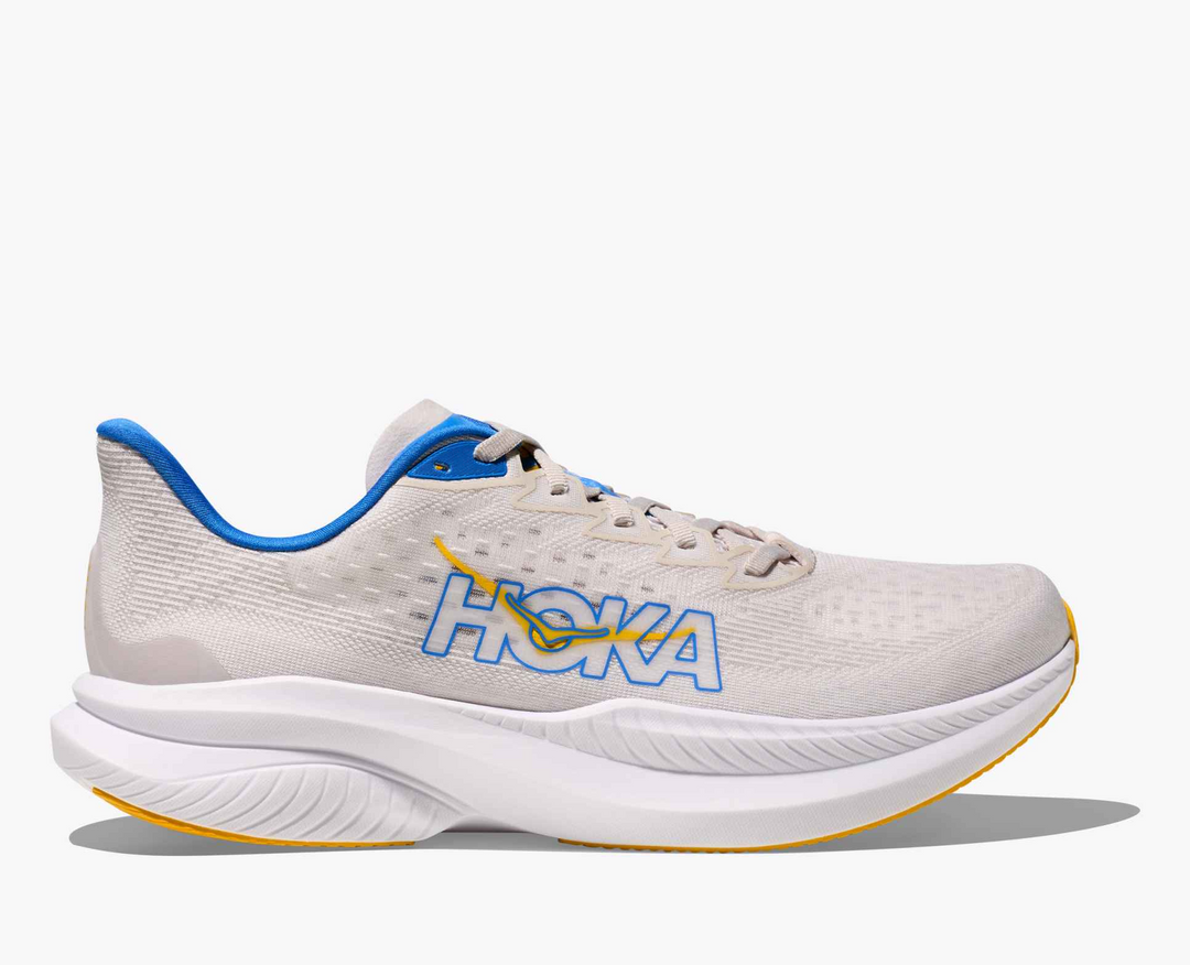 Hoka Mach 6 – Branco/Azul