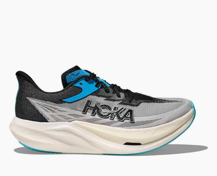 Hoka Rocket X 3 - Azul Capri/Preto/Cinza Claro