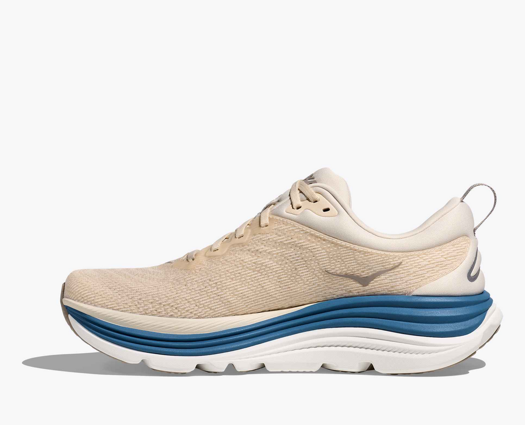 Hoka Gaviota 5 – Bege/Cinza Escuro