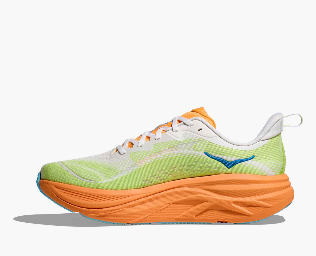 Hoka Skyflow - Verde Lima/Laranja Coral