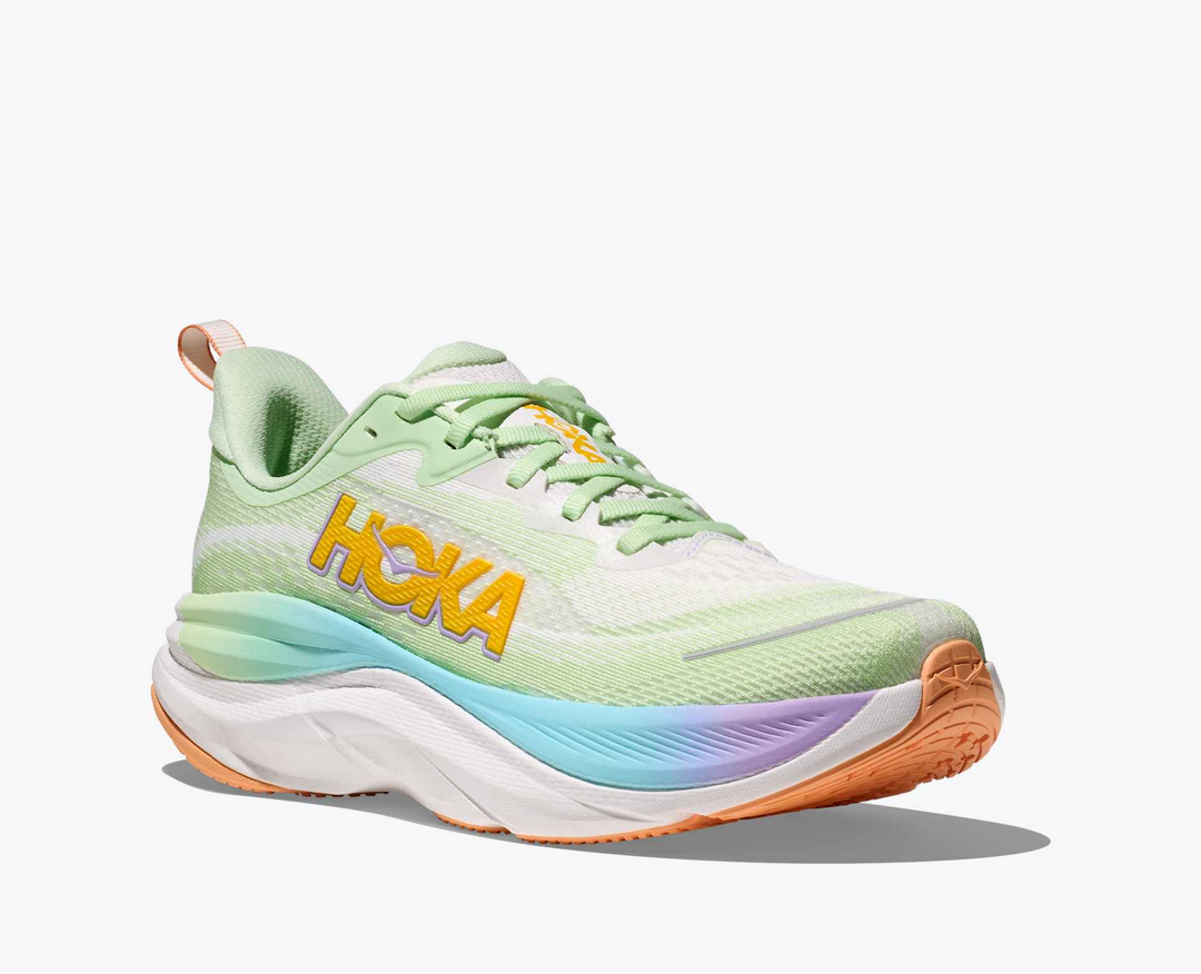 Hoka Skyflow - Verde Menta/Mostarda/Azul Piscina