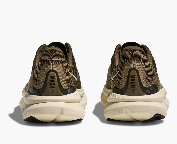 Hoka Mach 6 – Verde Oliva Antigo/Sal Trufado
