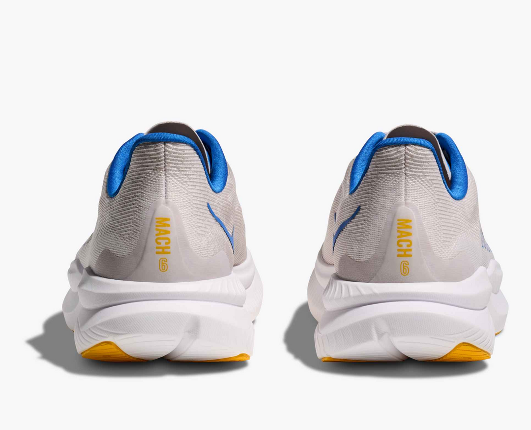 Hoka Mach 6 – Branco/Azul