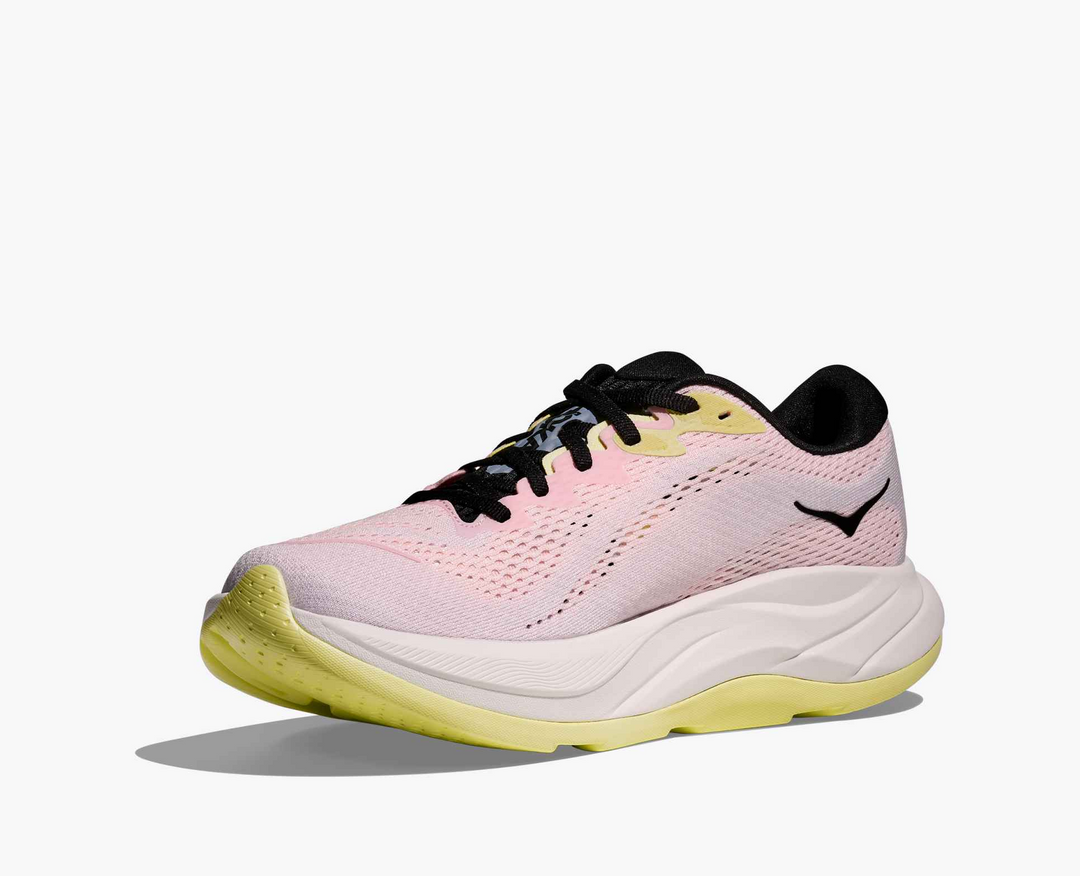 Hoka Rincon 4 - Rosa Claro/Branco/Amarelo