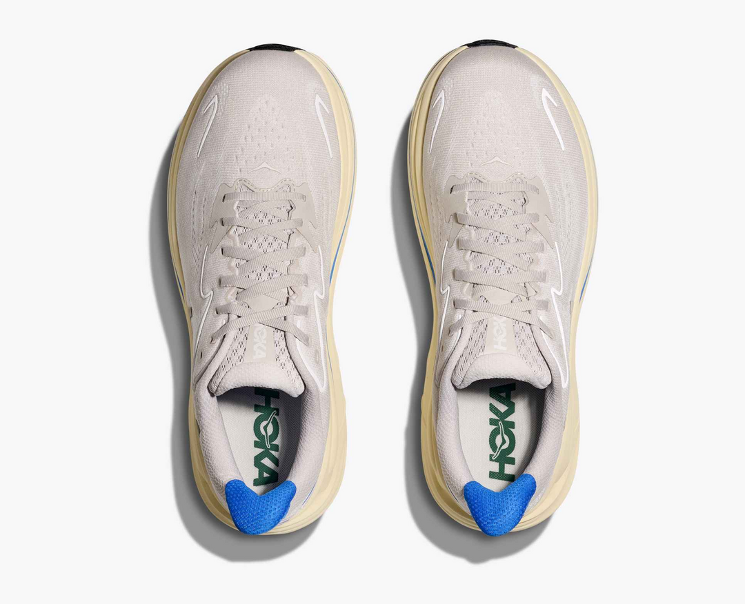 Hoka Clifton 10 – Bege/Azul Claro