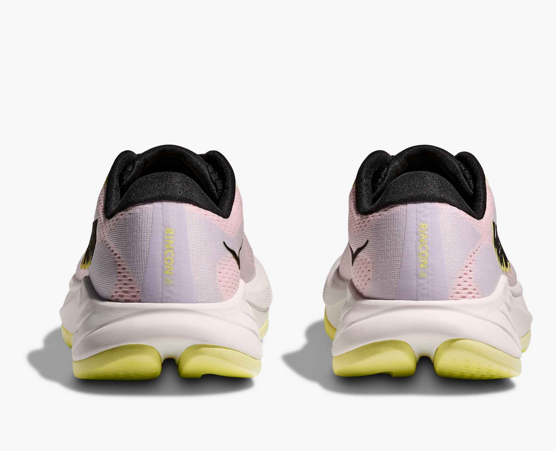 Hoka Rincon 4 - Rosa Claro/Branco/Amarelo