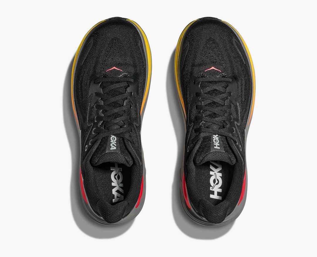 Hoka Clifton 10 – Preto/Cinza Escuro