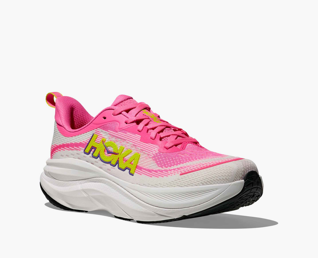 Hoka Skyflow - Rosa Chiclete/Branco
