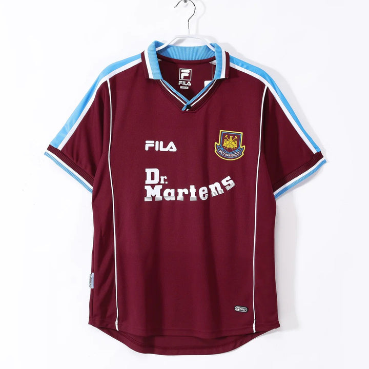 Camisa Retrô West Ham 2000/01 Home