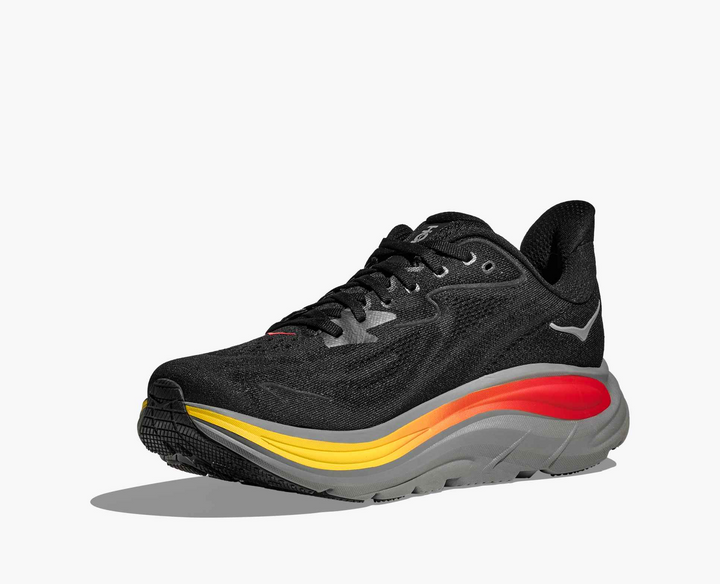 Hoka Clifton 10 – Preto/Cinza Escuro