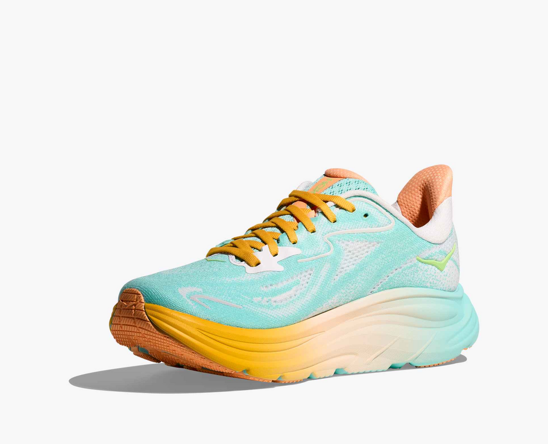 Hoka Clifton 10 - Azul Turquesa/Amarelo