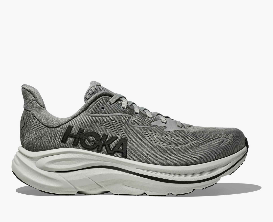 Hoka Clifton 10 – Cinza Escuro/Preto
