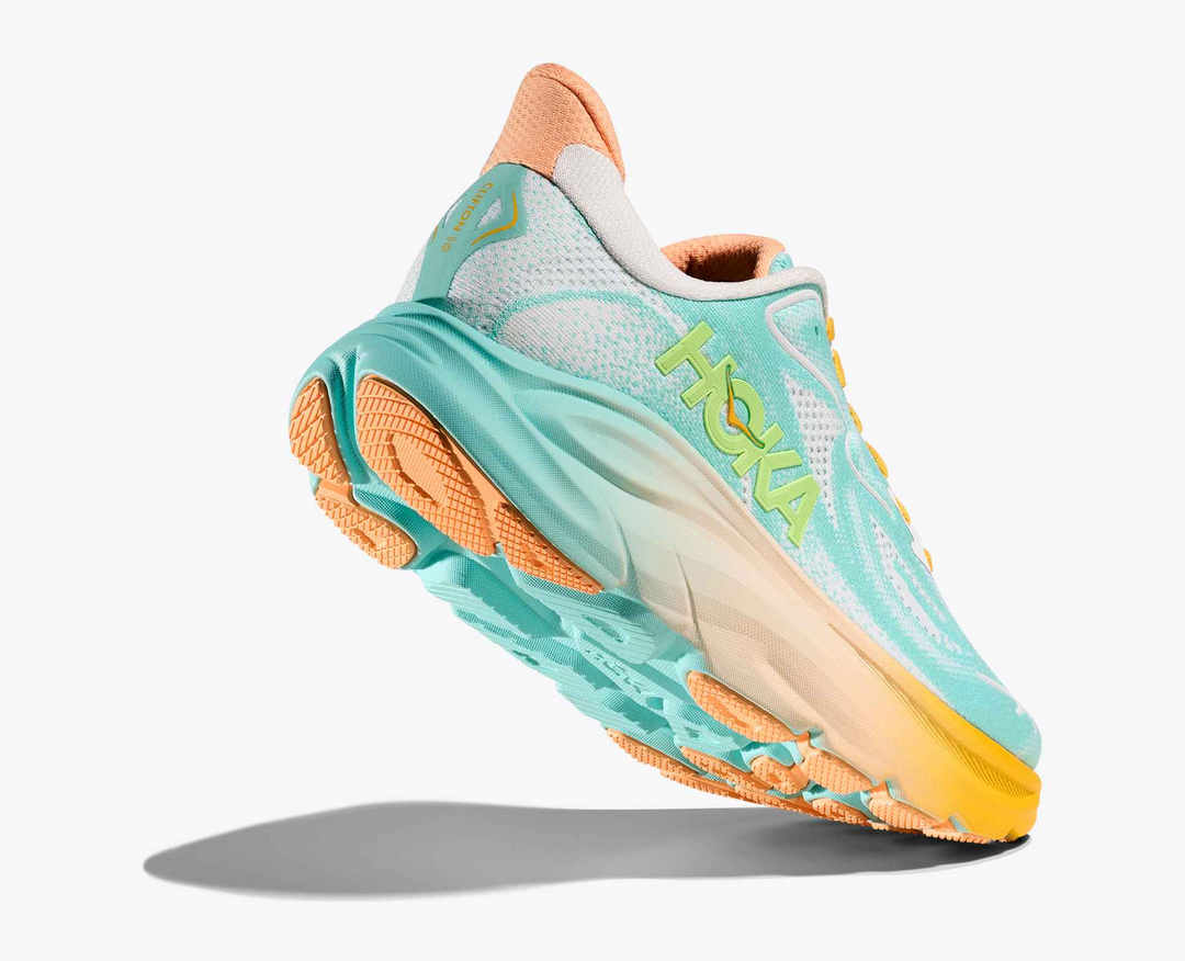 Hoka Clifton 10 - Azul Turquesa/Amarelo