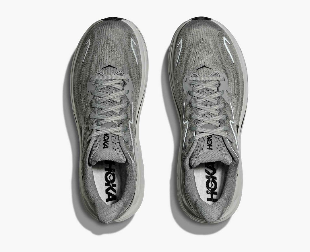 Hoka Clifton 10 – Cinza Escuro/Preto