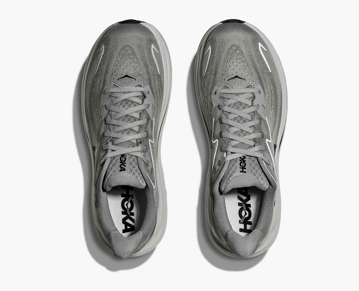 Hoka Clifton 10 – Cinza Escuro/Preto